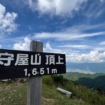 西峰
夏雲と秋雲が混在☁️