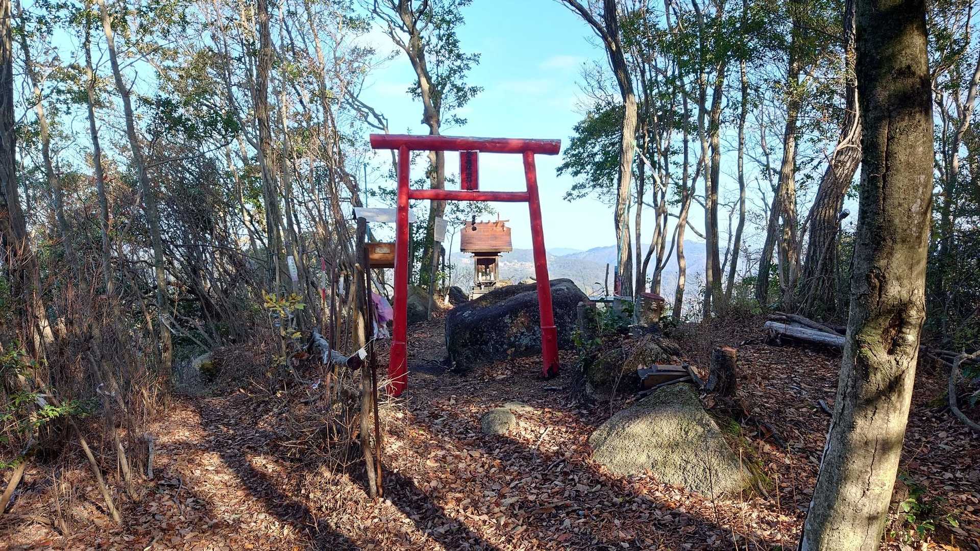 木野山登山口-高滝山-高滝山妙見ルート登山口 周回コースの写真