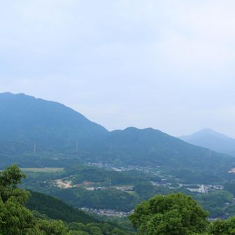 宝満山はこの角度