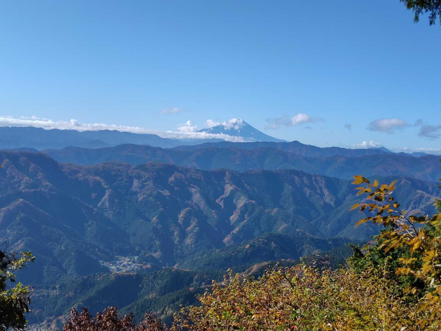 富士山〜😃　他の山々もキレイに見えます