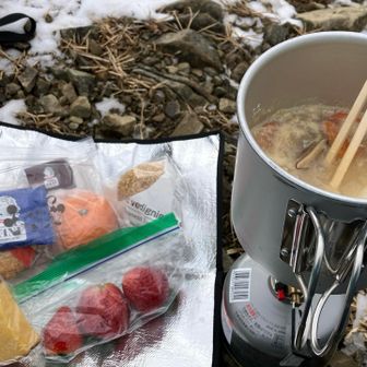 ゆっくりご飯タイム♪
餅入りけんちんとおやつたち😋