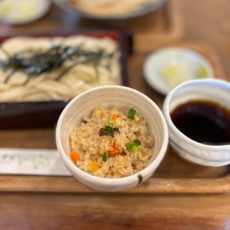 ざるうどんセット