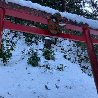 慈光寺の鳥居の天狗様です。
田村線はここから。