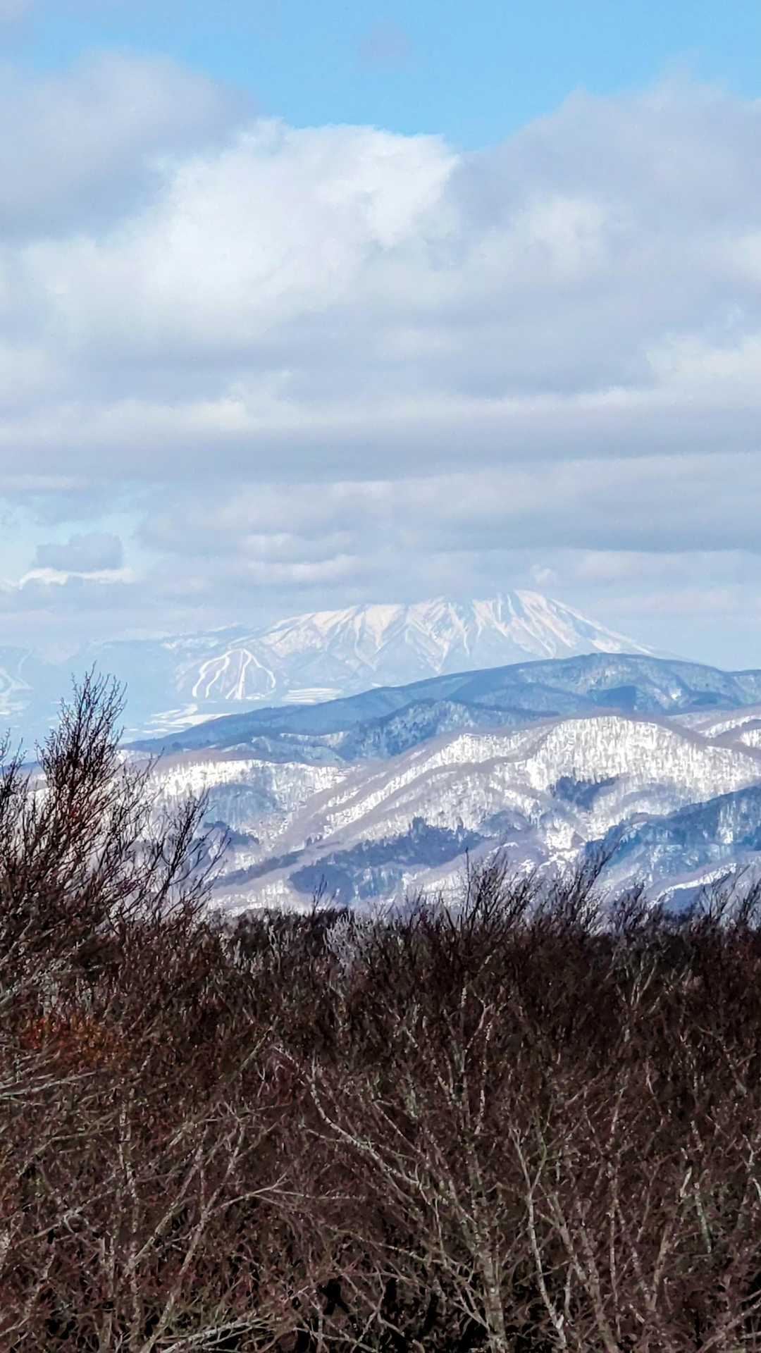 帰りの岩手山🏔️雲は取れなかったけど満足