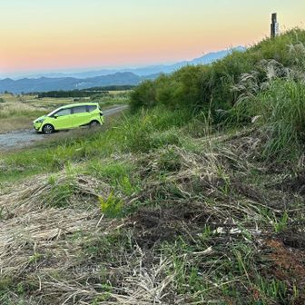 無事に下山しての
バァ様へ　連絡するも
面談は明日の夕方🌆って事なりました

タダァ… これから一時間超えの帰り道🛣️
それに風呂🛁　飯🍚　そして仮眠😴　忙しいバイ、と　24時から仕事なので…
少しでも仮眠しないと　最後まで😫もたない
では、
またチャレンジします　展望ルート🤗
