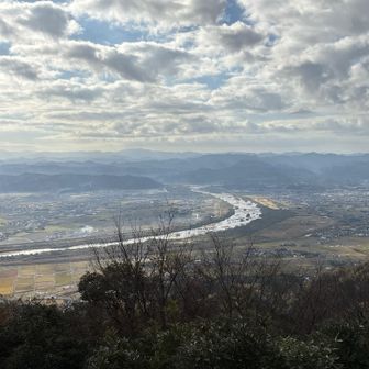 いつもの出雲平野と斐伊川
