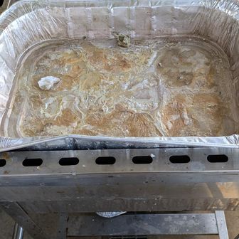 船長さんに聞いたら
60前後、食べたんでねーが
写真撮ってっからだよ
また言われました。
どうしても無我夢中で食べてほしいようです😊
60個その数は
ほぼ平均らしい
食べる方は100は超えるとか
超絶うまいので奥松島へ行く機会あったら是非とも牡蠣食らってみてね