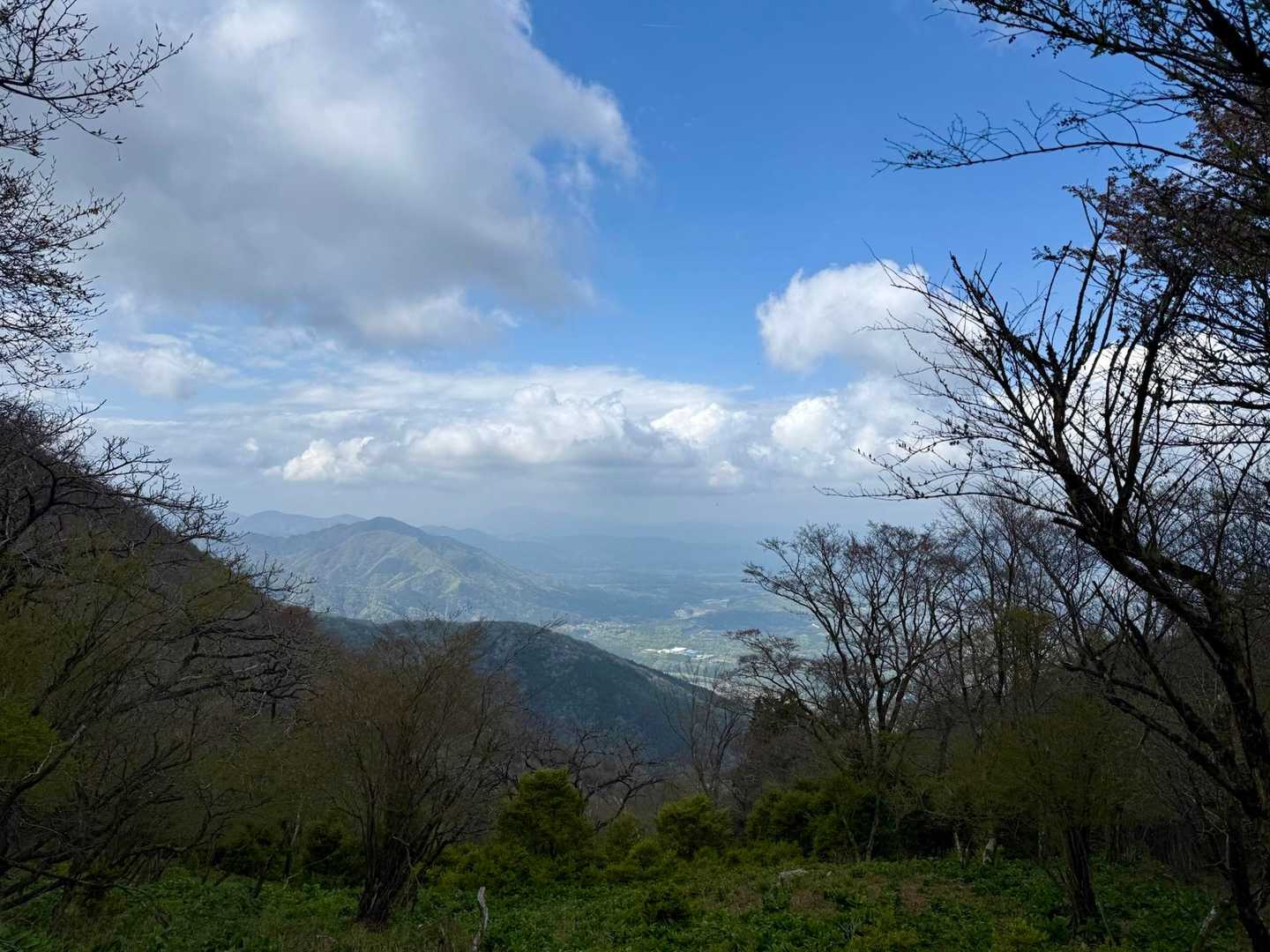 下山も景色や