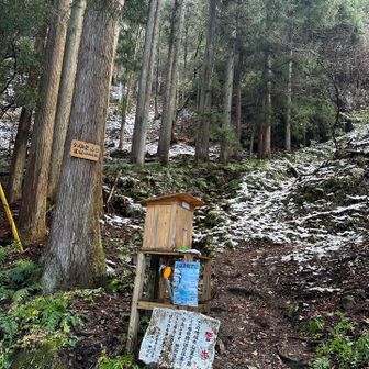 麓も少し雪が残ってました
