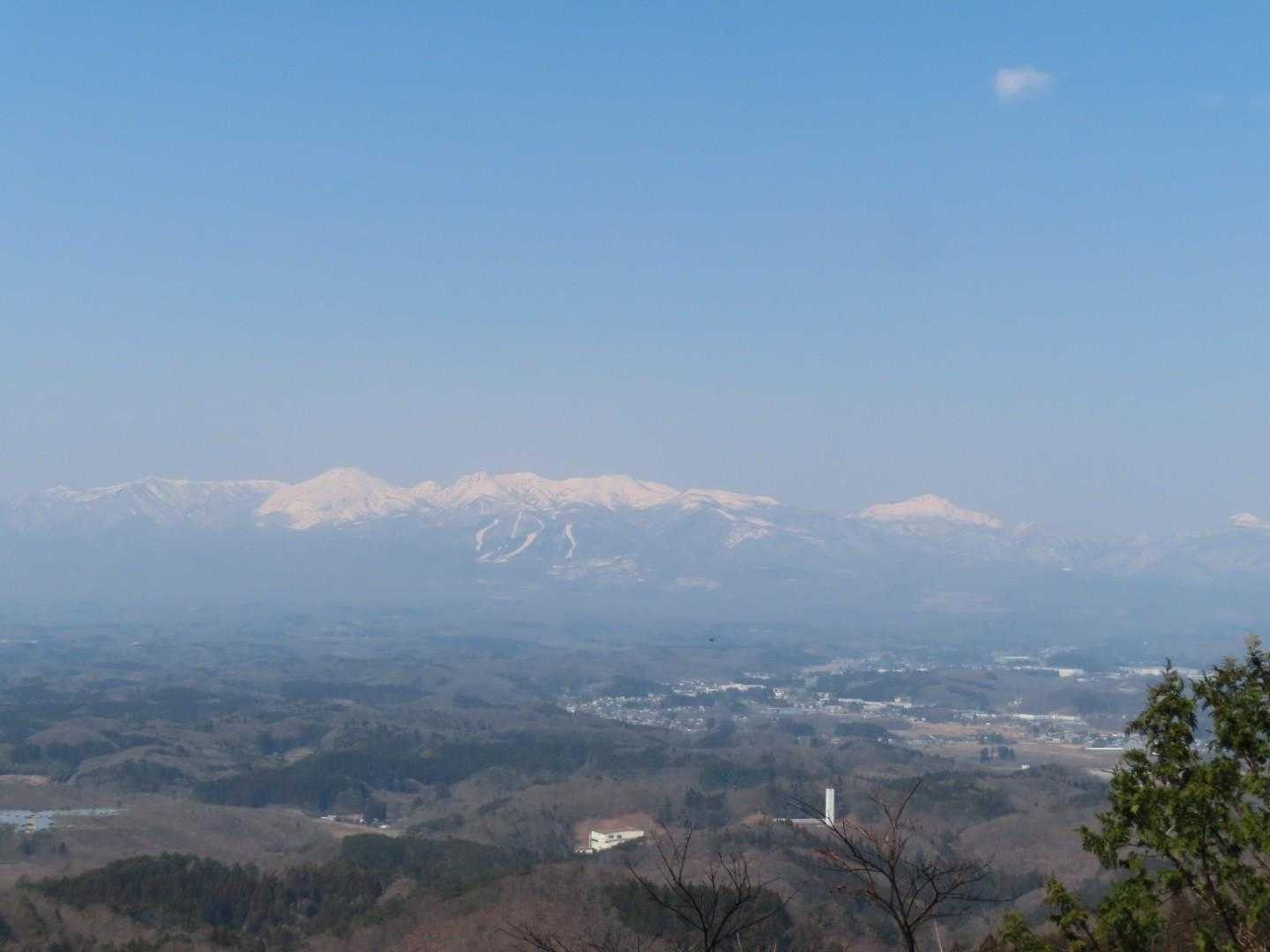 那須連山がきれいに見えます
