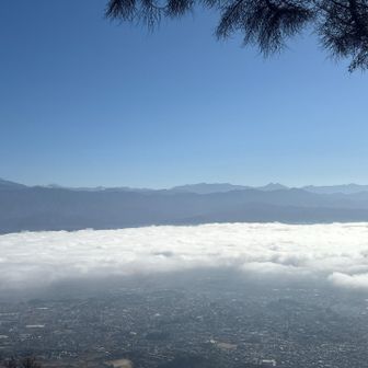 飯田市街地と雲海✨