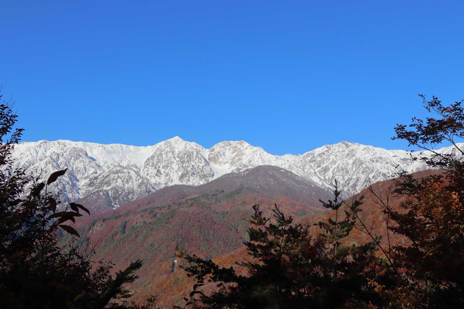 からの白馬三山