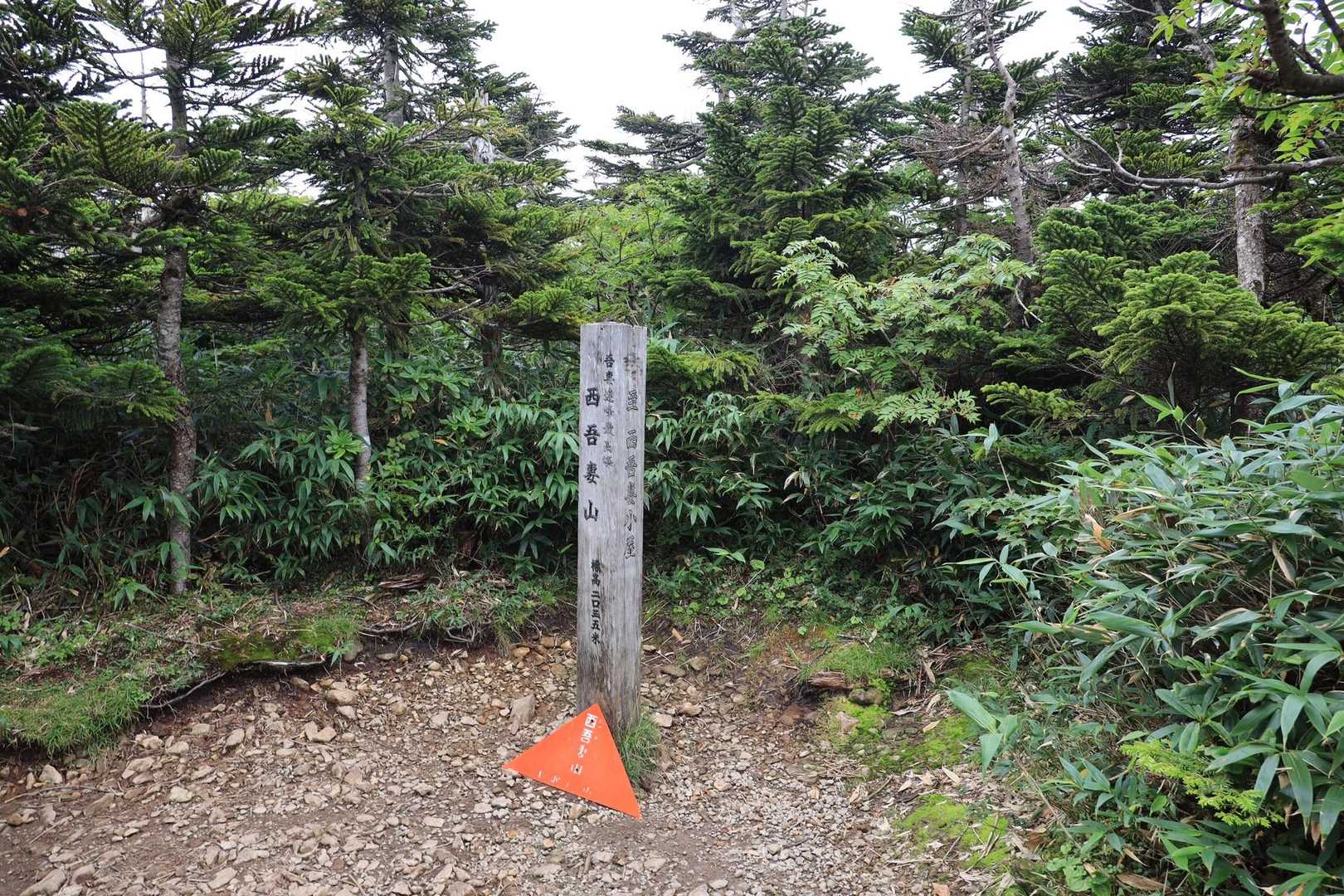 リフト終点-西吾妻山-西大巓 往復コースの写真