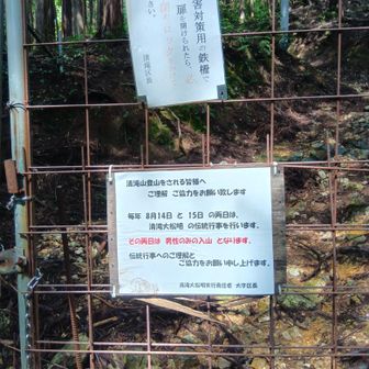 8/14,15は伝統行事があり女性の入山はできないようです😧