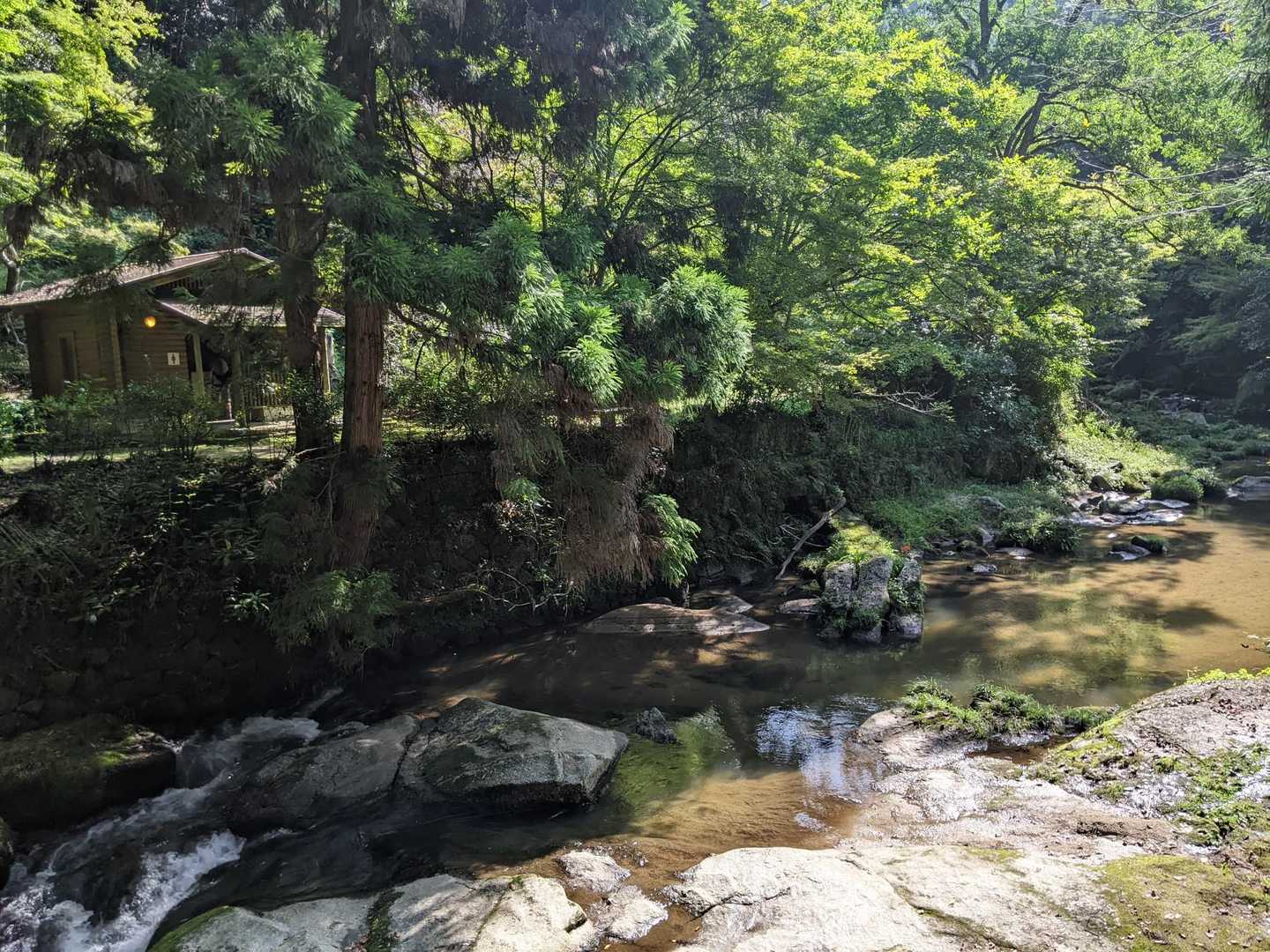 王滝渓谷入口-梟ヶ城址展望台 周回コースの写真