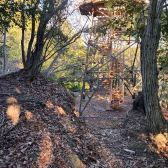 尾根なりを辿れば登れない展望台に合流します