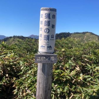 猟師と名がある通り
一帯は🐻出没多数だそうな