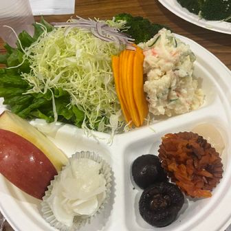 夕食　野菜たっぷり