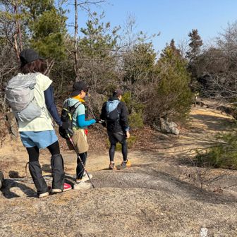 あそこに見えるのが山頂