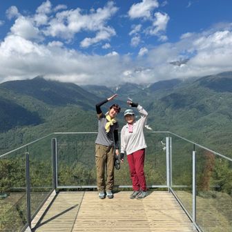 山ポーズ✌️