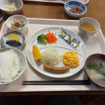 内蔵助山荘の朝食