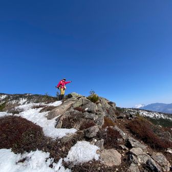 四阿山ブルー
バックに浅間山