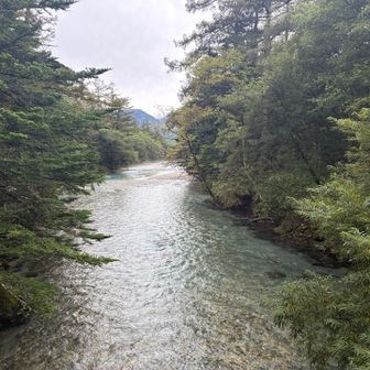 透き通ったあずさ川