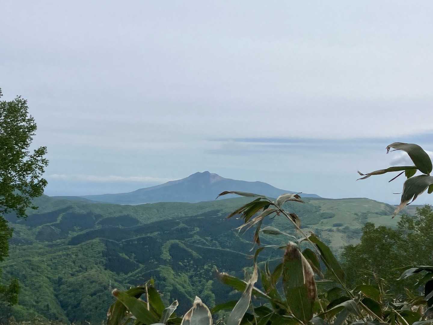 ここから見る駒ケ岳は、岩木山に似てると思った