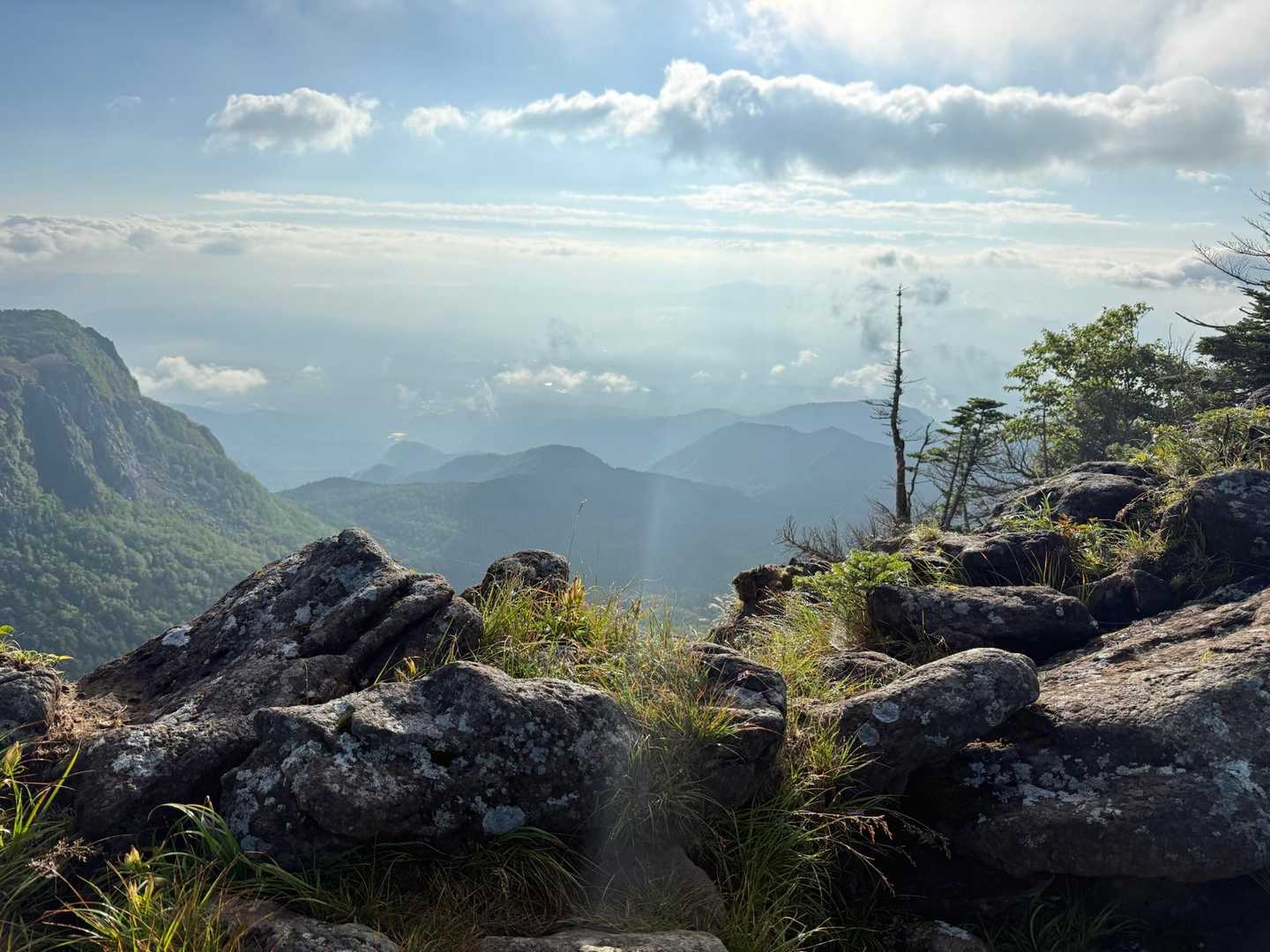 一瞬の晴れ間