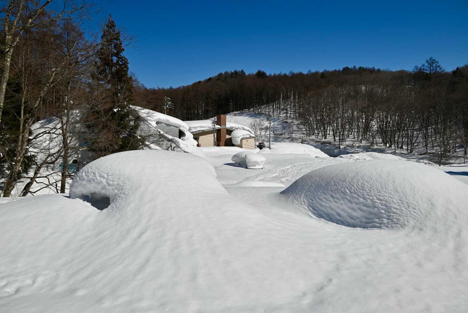 まだらおの湯に無事下山しました

それにしてもスゴい雪の量ですな

上信越道の豊田飯山ICを降りたのですが付近に
コンビニが無かったんですよー

また、やっちまったぜ