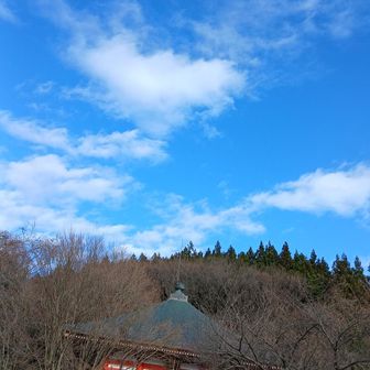 青空がきれいだった