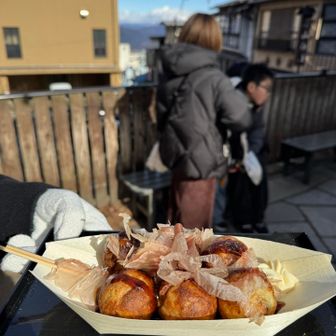 一休みでたこ焼き🐙
ご馳走になりました