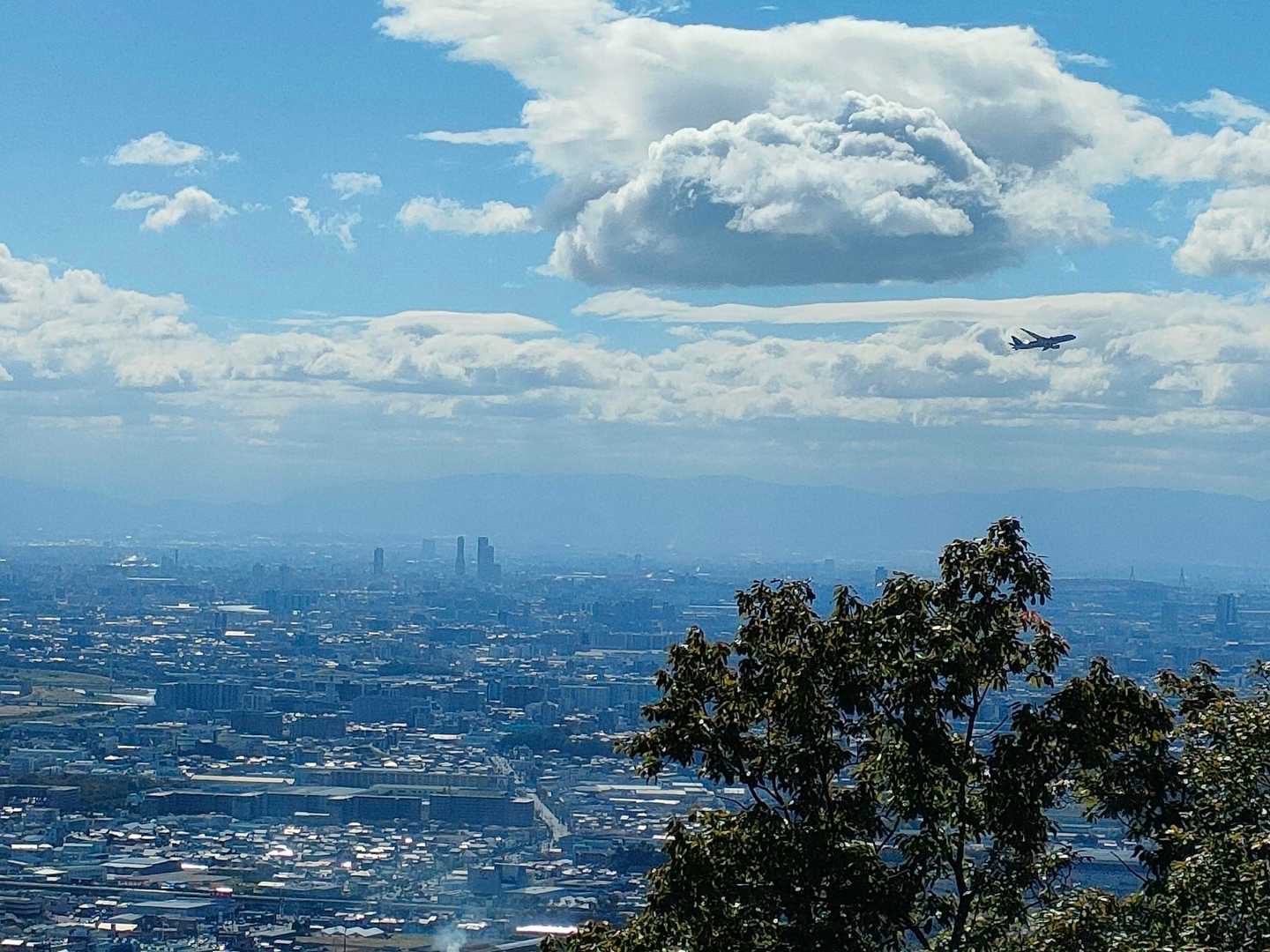 見晴らしのイイ場所に来ました

空港から飛び立った飛行機✈
