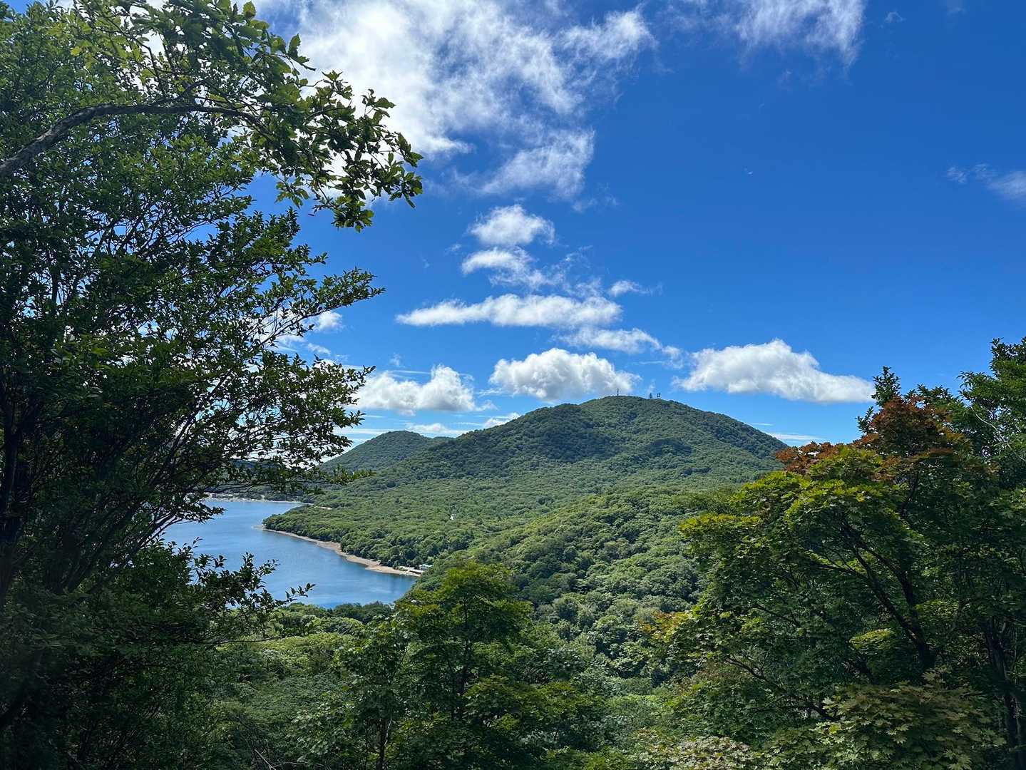さっき登った地蔵岳⛰️