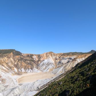 沼ノ平見納め　遅い出発だったのでここで帰ります(笑)　
帰り際に今朝磐梯山を登って来られた若者が今から安達太良行ってその後西だか東吾妻だったかに行くと聞いてもうビックリポン😯この世の者とは思えない場所でこの世の者とは思えない人にお会いしました
次回は頑張って船明神まで行きたいです(笑)　