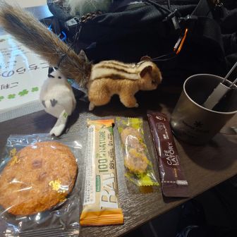 今日の山軽食
・・お汁粉を忘れた😂