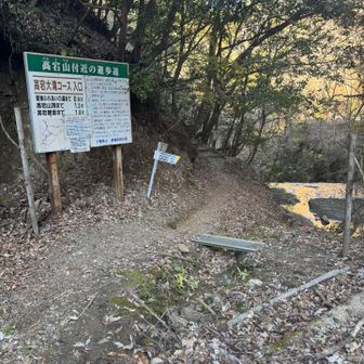 高宕大滝コース入り口