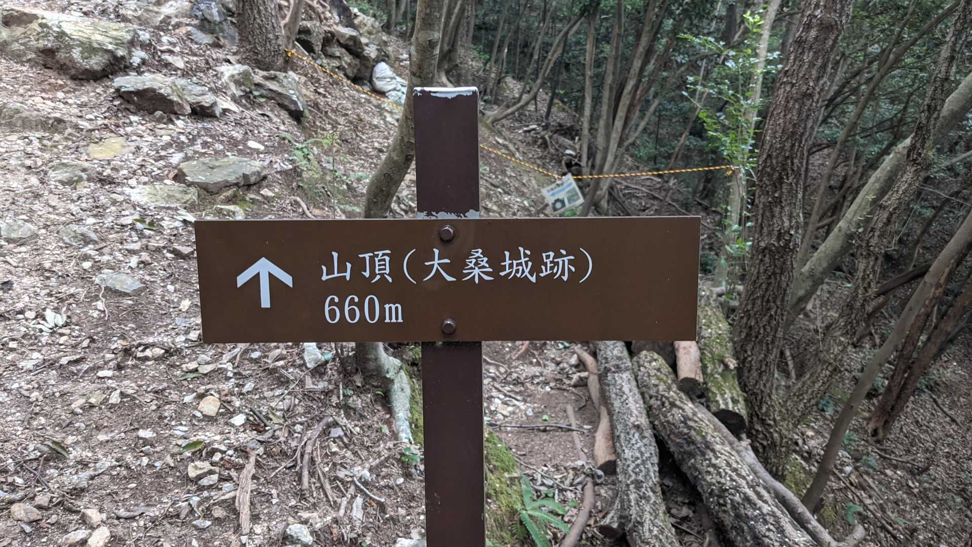 古城山 往復コースの写真