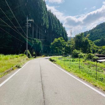 無事下山　ありがとうございました。
右手に駐車場ありです。
本日はどなたも会いませんでした。
今日は暑さもましで助かりました。