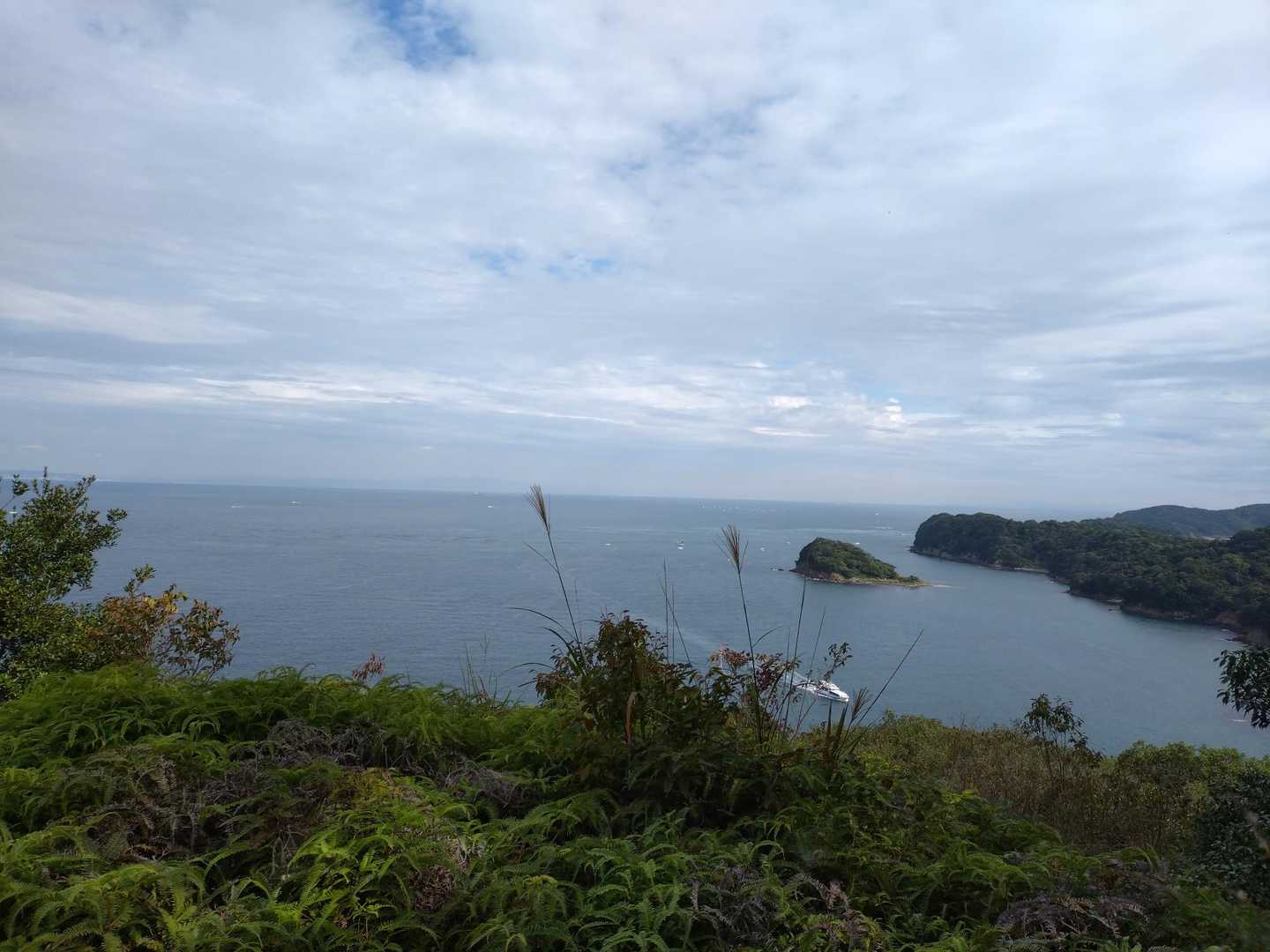 野奈浦桟橋-タカノス山-第3砲台跡 周回コースの写真