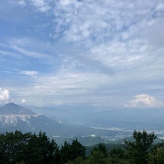 眼前にはドーンと武甲山