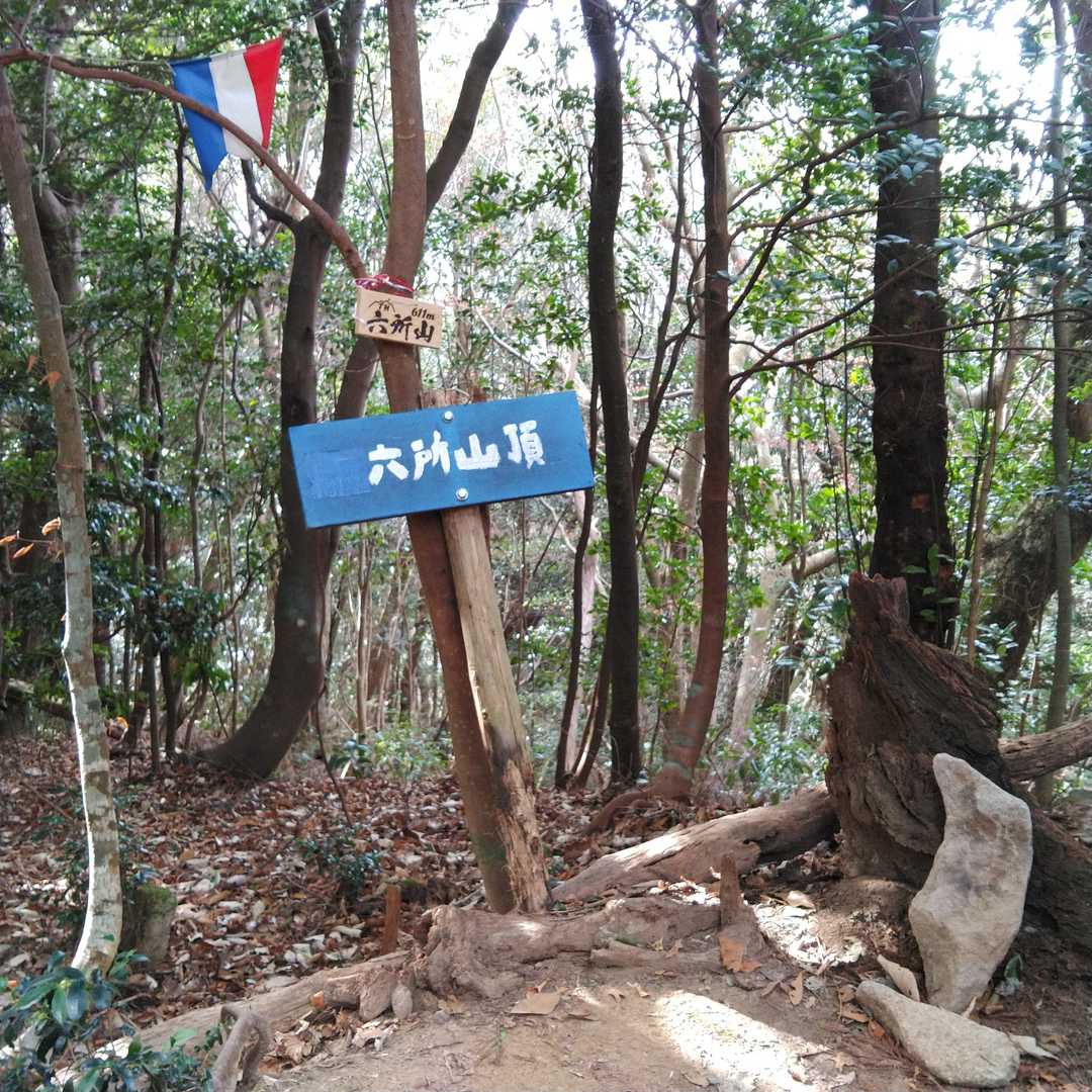 六所山 往復コースの写真