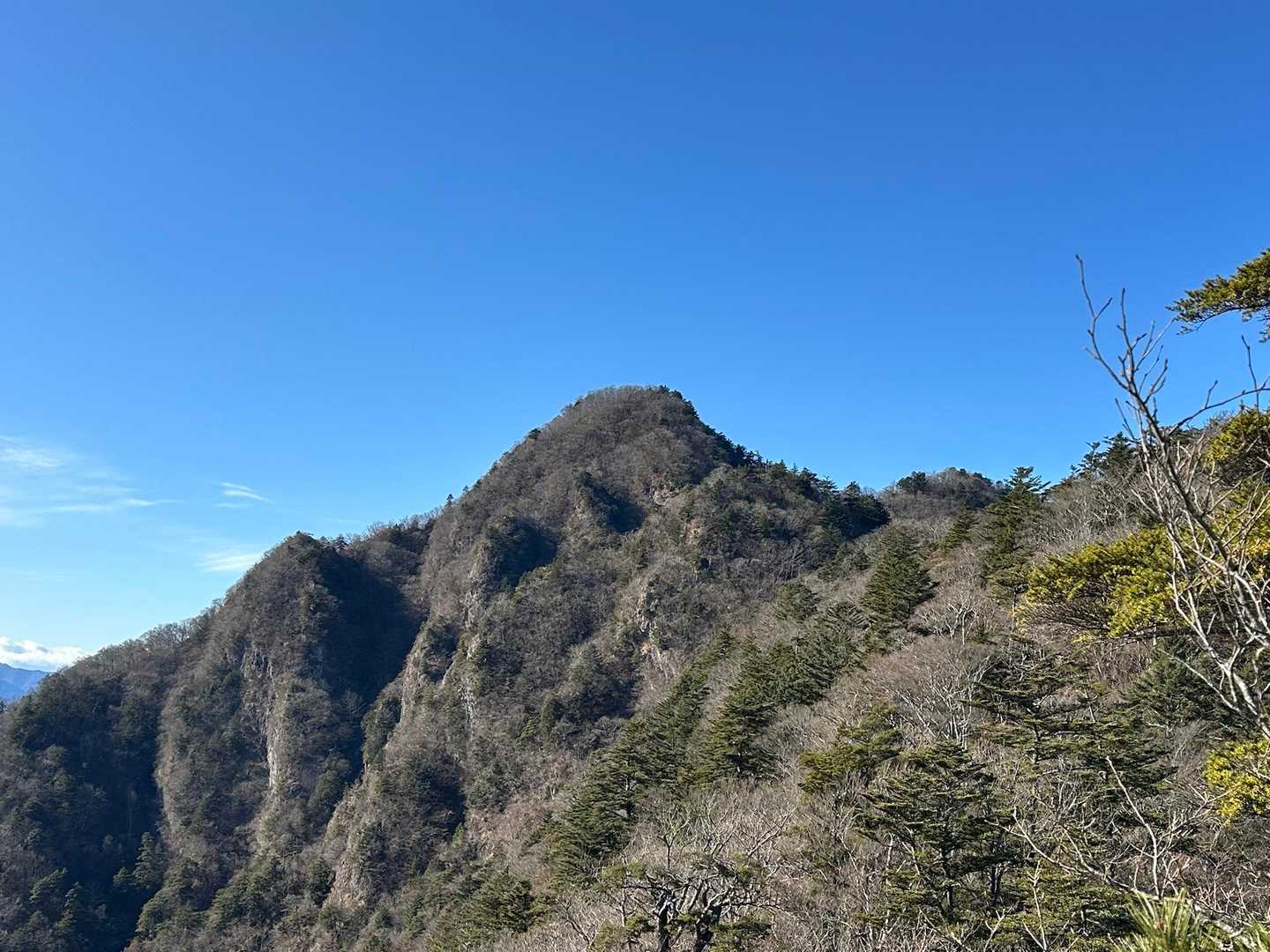 十二ヶ岳の勇姿⛰️