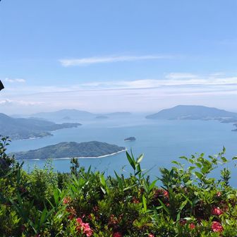 山頂から撮る。