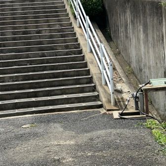 ここの水道、使って良いのか迷いましたが足とサンダルを洗い快適に駅まで歩けました😆