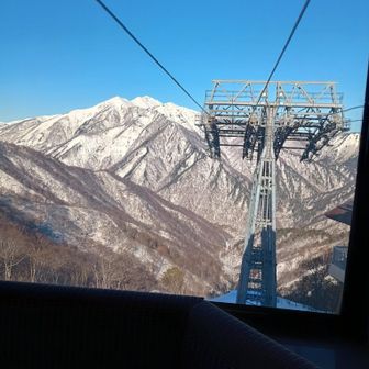 帰りはロープウェイ利用
西黒尾根下りは上り以上に上級向きで安全に下りる自信がなかったので回避