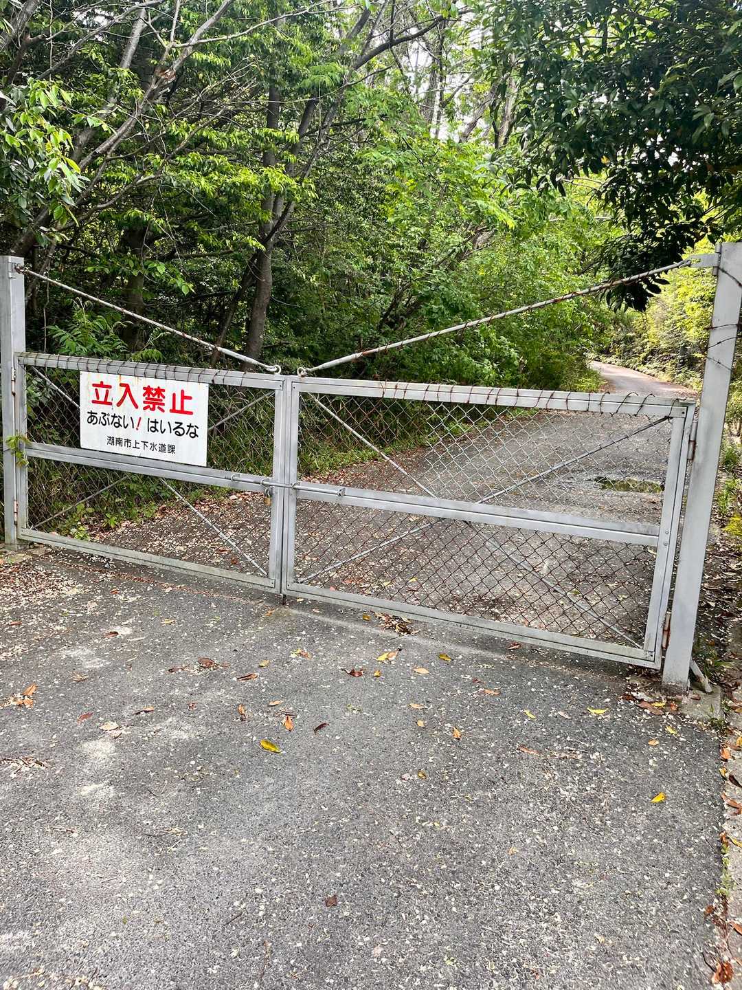 周回してもよいかなー、と思ってたが、
出口側に立入禁止🚧。
