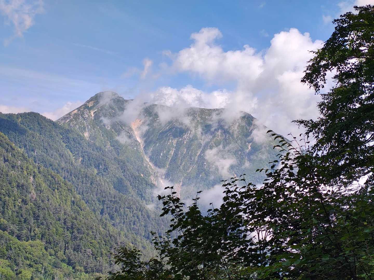 三股登山口-蝶槍 往復コースの写真