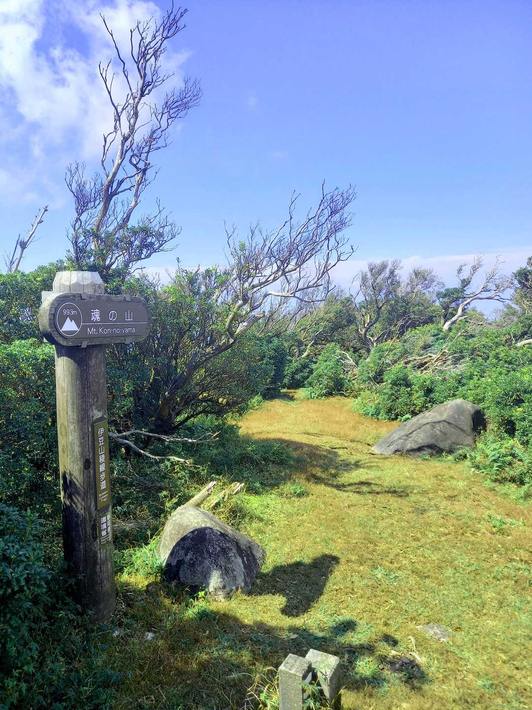 第３ポイント  魂の山、到着。小休止