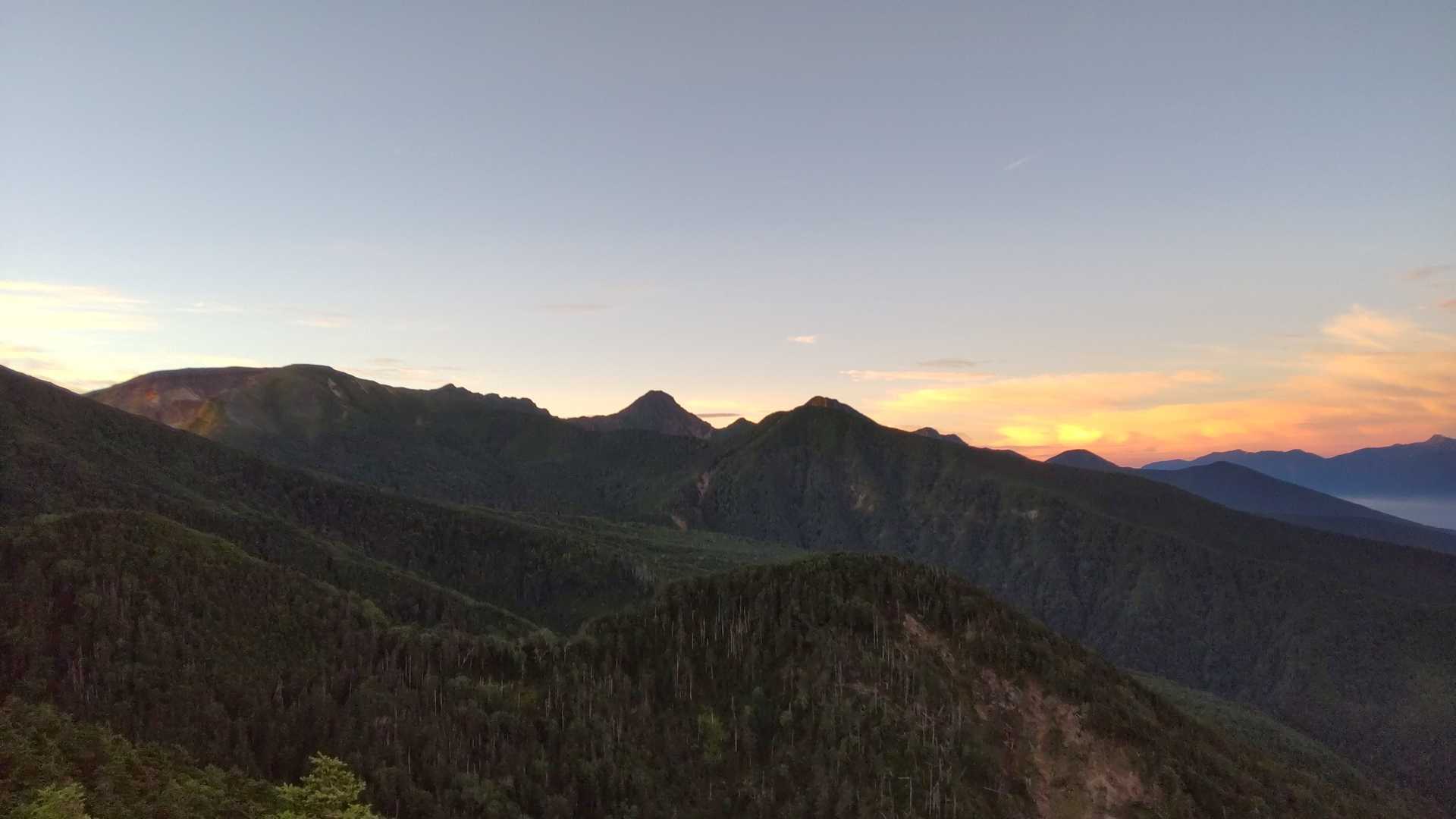 赤岳のシュリエット😍